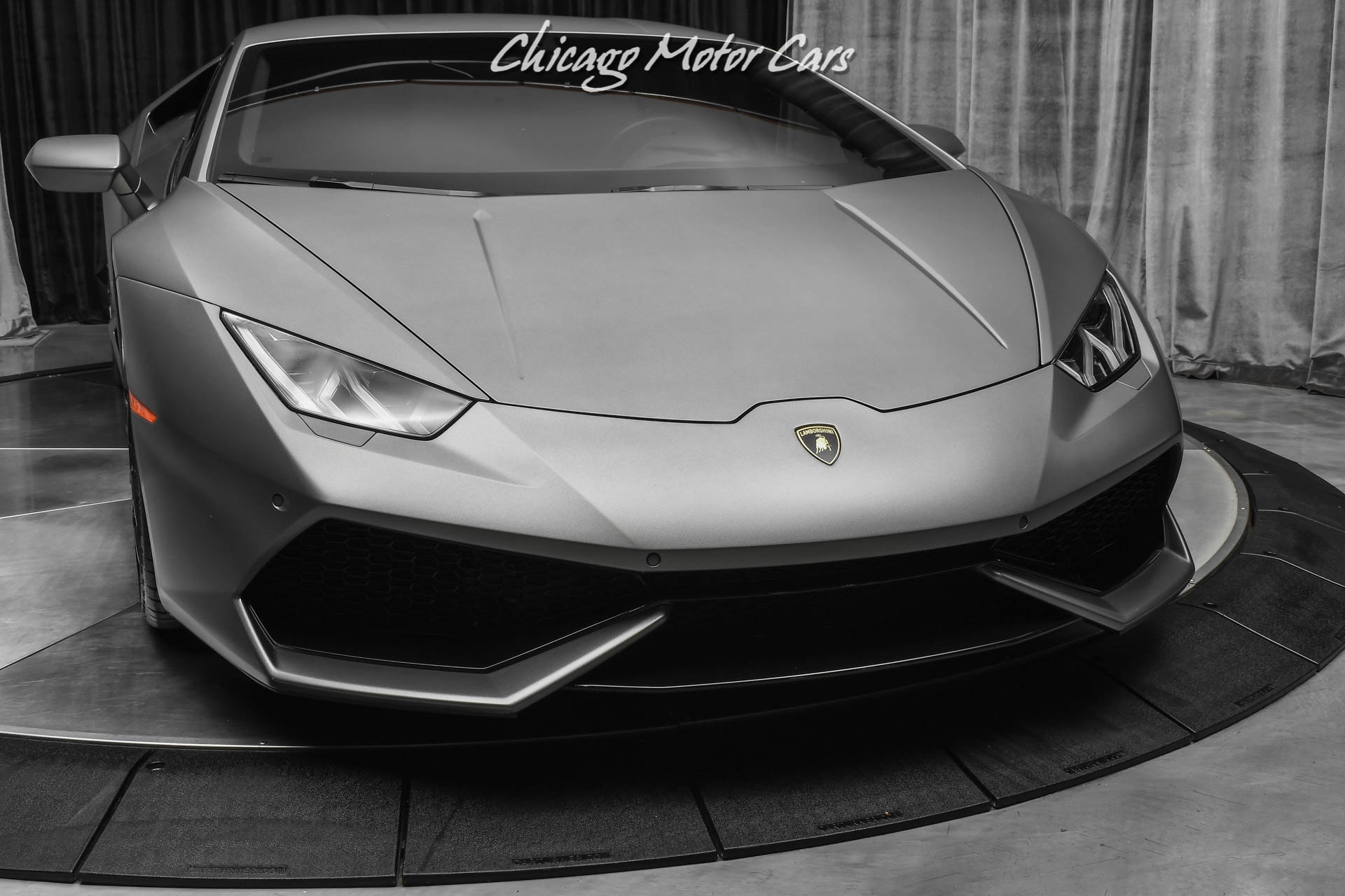 Used-2015-Lamborghini-Huracan-LP-610-4-Akrapovic-Exhaust-Serviced-Factory-Matte-Grey