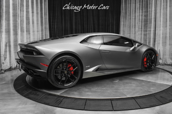 Used 2015 Lamborghini Huracan LP 610-4 Akrapovic Exhaust! Serviced! Factory Matte Grey! for sale Sold at Chicago Motor Cars in West Chicago IL 60185 5