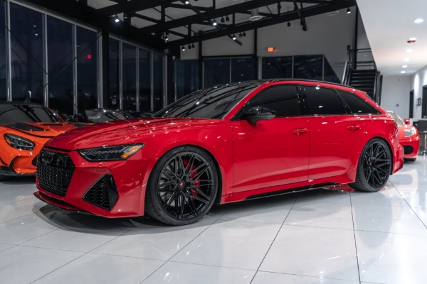 Used 2021 Audi RS 6 4.0T Quattro Avant Executive Package! Vossen Wheels! PPF/Ceramic Coated! for sale Sold at Chicago Motor Cars in West Chicago IL 60185 2