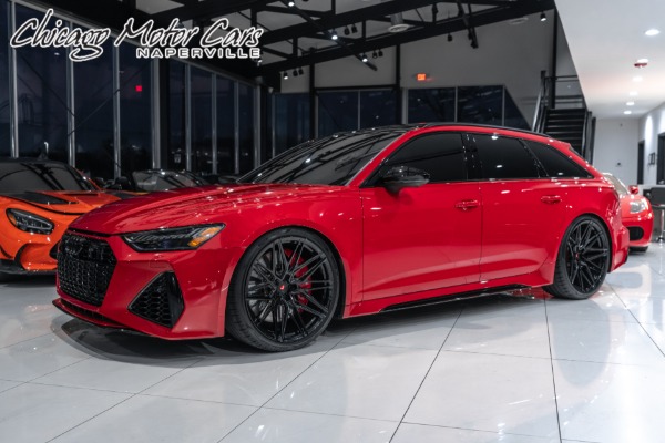 Used 2021 Audi RS 6 4.0T Quattro Avant Executive Package! Vossen Wheels! PPF/Ceramic Coated! for sale Sold at Chicago Motor Cars in West Chicago IL 60185 1