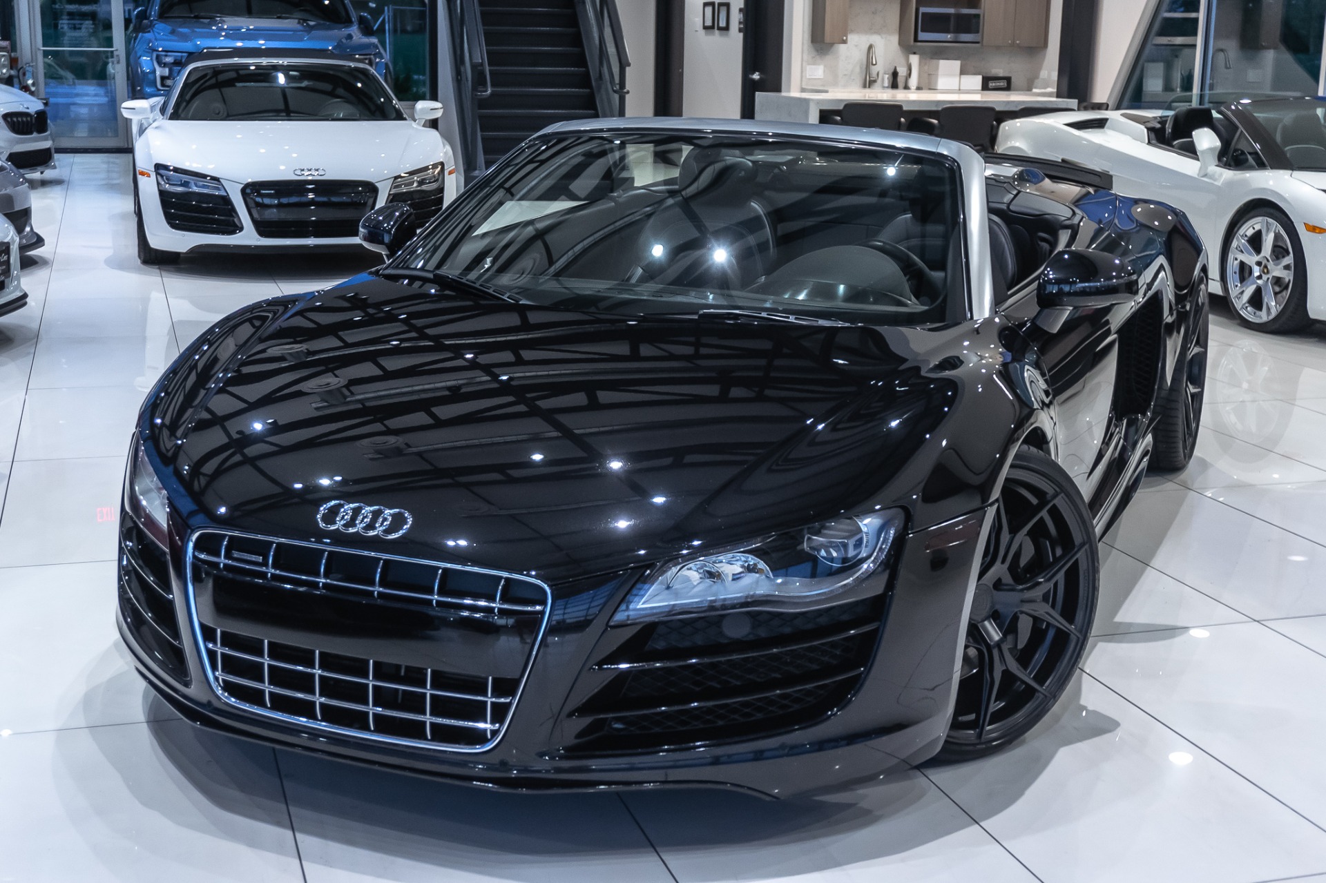 Used-2011-Audi-R8-V10-52L-SPYDER-Quattro-JUST-SERVICED-NEW-SUSPENSION-AND-TIRES-CUSTOM-EXHAUST