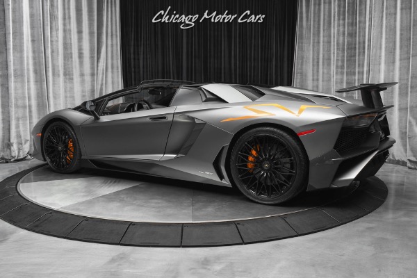 Used 2017 Lamborghini Aventador LP750-4 SV Roadster Factory Racing Exhaust Only 1800 Miles! MSRP $591k+ for sale Sold at Chicago Motor Cars in West Chicago IL 60185 3