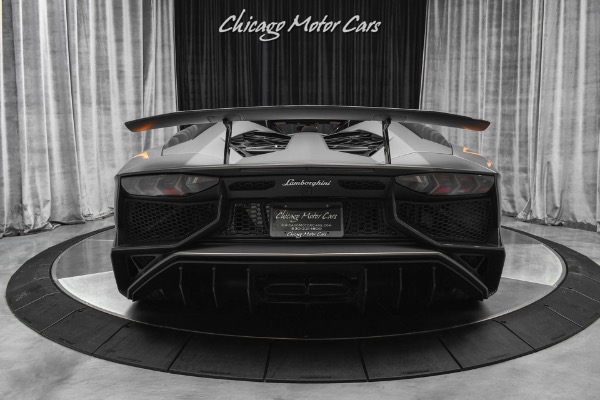 Used 2017 Lamborghini Aventador LP750-4 SV Roadster Factory Racing Exhaust Only 1800 Miles! MSRP $591k+ for sale Sold at Chicago Motor Cars in West Chicago IL 60185 4