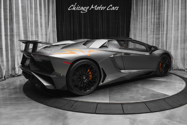 Used 2017 Lamborghini Aventador LP750-4 SV Roadster Factory Racing Exhaust Only 1800 Miles! MSRP $591k+ for sale Sold at Chicago Motor Cars in West Chicago IL 60185 5