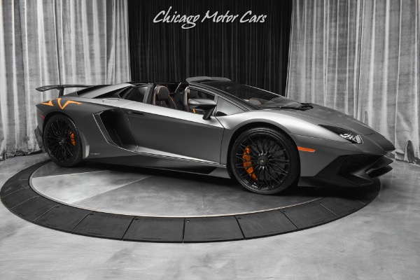 Used 2017 Lamborghini Aventador LP750-4 SV Roadster Factory Racing Exhaust Only 1800 Miles! MSRP $591k+ for sale Sold at Chicago Motor Cars in West Chicago IL 60185 6