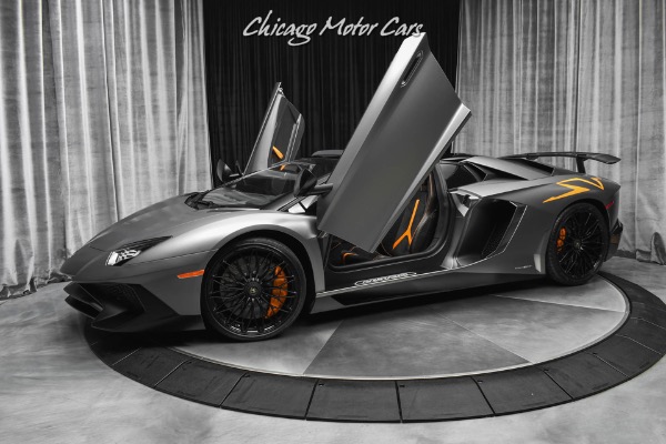 Used 2017 Lamborghini Aventador LP750-4 SV Roadster Factory Racing Exhaust Only 1800 Miles! MSRP $591k+ for sale Sold at Chicago Motor Cars in West Chicago IL 60185 1