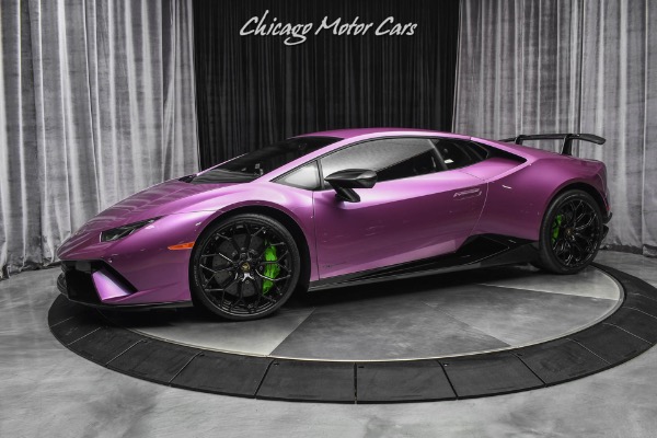 Used 2018 Lamborghini Huracan LP640-4 Performante RARE Viola SE 30th Paint! Loaded with Options! for sale Sold at Chicago Motor Cars in West Chicago IL 60185 1