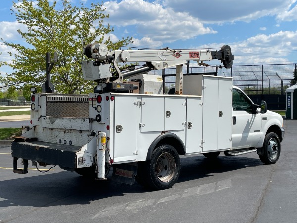 Used-2002-Ford-F550-Service-Truck---73-Liter-Diesel---IMT-Crane-and-Compressor