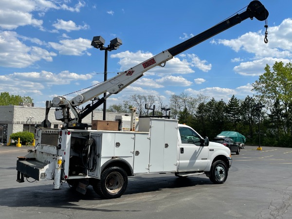 Used-2002-Ford-F550-Service-Truck---73-Liter-Diesel---IMT-Crane-and-Compressor