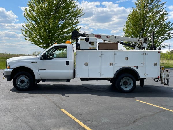 Used 2002 Ford F550 Service Truck - 7.3 Liter Diesel - IMT Crane and Compressor for sale Sold at Chicago Motor Cars in West Chicago IL 60185 6