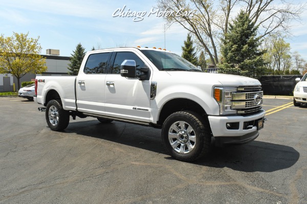 Used 2018 Ford F-350 Super Duty Platinum 4X4 Platinum Ultimate Package! 6.7L Power Stroke V8 Diesel Engine! for sale Sold at Chicago Motor Cars in West Chicago IL 60185 6
