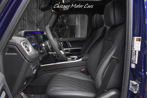 Used-2021-Mercedes-Benz-G63-AMG-SUV-RARE-Designo-Mystic-Blue-ONLY-1900-Miles-Exclusive-Interior-Pack