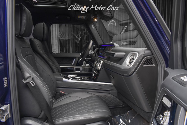 Used-2021-Mercedes-Benz-G63-AMG-SUV-RARE-Designo-Mystic-Blue-ONLY-1900-Miles-Exclusive-Interior-Pack