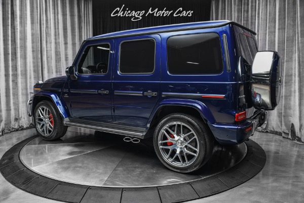 Used 2021 Mercedes-Benz G63 AMG SUV RARE Designo Mystic Blue! ONLY 1900 Miles! Exclusive Interior Pack! for sale Sold at Chicago Motor Cars in West Chicago IL 60185 3