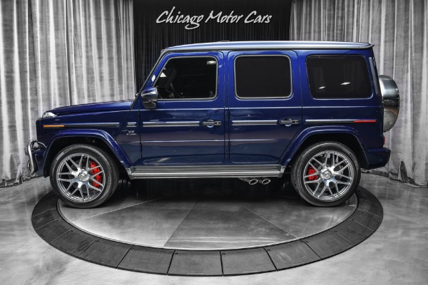 Used-2021-Mercedes-Benz-G63-AMG-SUV-RARE-Designo-Mystic-Blue-ONLY-1900-Miles-Exclusive-Interior-Pack