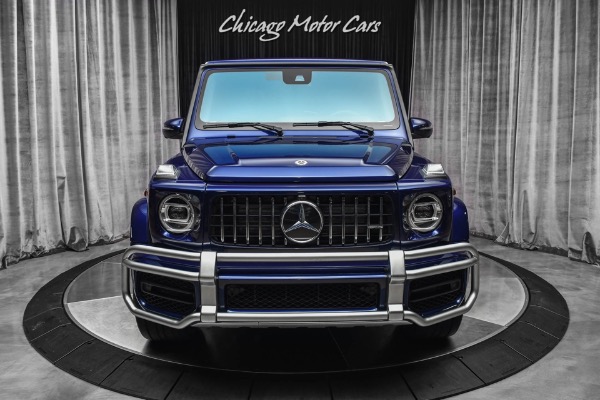 Used-2021-Mercedes-Benz-G63-AMG-SUV-RARE-Designo-Mystic-Blue-ONLY-1900-Miles-Exclusive-Interior-Pack