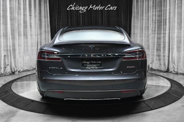 Used 2015 Tesla Model S P85D Sedan MSRP $129,200+ Autopilot Carbon Fiber Premium Interior Superchar for sale Sold at Chicago Motor Cars in West Chicago IL 60185 4