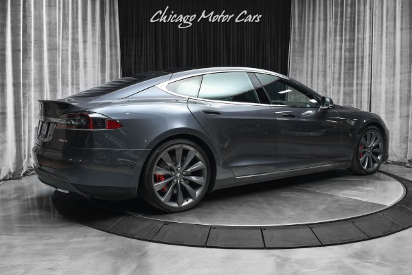 Used 2015 Tesla Model S P85D Sedan MSRP $129,200+ Autopilot Carbon Fiber Premium Interior Superchar for sale Sold at Chicago Motor Cars in West Chicago IL 60185 5