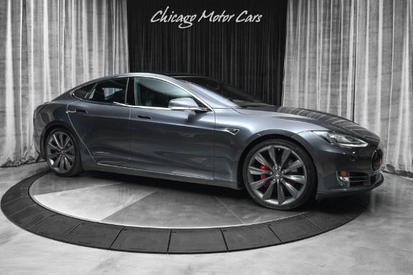 Used-2015-Tesla-Model-S-P85D-Sedan-MSRP-129200-Autopilot-Carbon-Fiber-Premium-Interior-Superchar