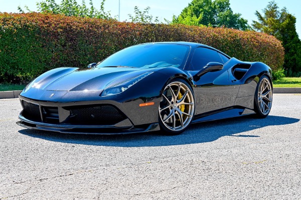 Used 2018 Ferrari 488 GTB Coupe Original MSRP $345,630 + $78k in Upgrades! Carbon Fiber HREs for sale Sold at Chicago Motor Cars in West Chicago IL 60185 1