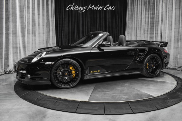 Used 2011 Porsche 911 AWD Turbo 2dr Cabriolet Turbo Carbon Fiber Diffuser! Carbon Ceramic Brakes! HRE Wheels! for sale Sold at Chicago Motor Cars in West Chicago IL 60185 1