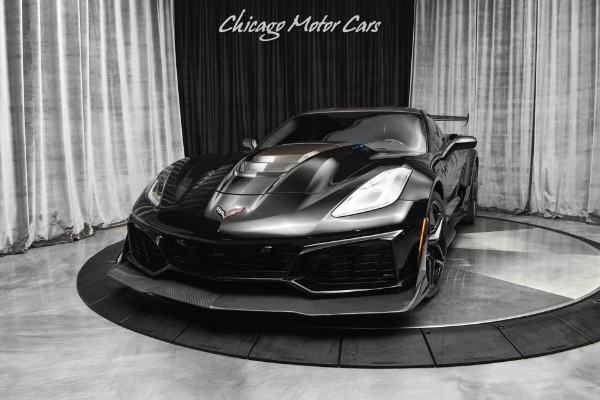 Used 2019 Chevrolet Corvette ZR1 3ZR 877+ RWHP Coupe Manual Transmission ONLY 2k Miles! for sale Sold at Chicago Motor Cars in West Chicago IL 60185 2