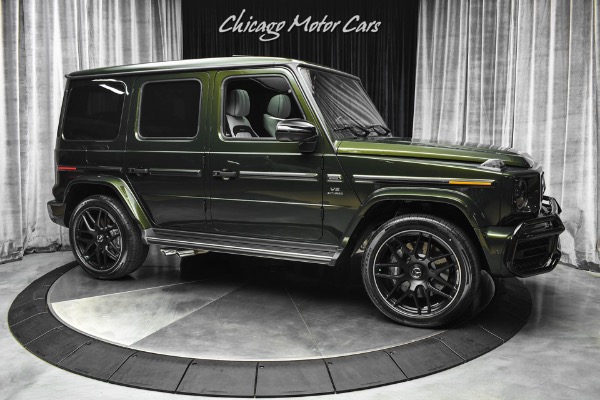 Used 2021 Mercedes-Benz G63 AMG G Manufaktur Olive Metallic! Interior Package PLUS! Carbon Fiber! for sale Sold at Chicago Motor Cars in West Chicago IL 60185 6