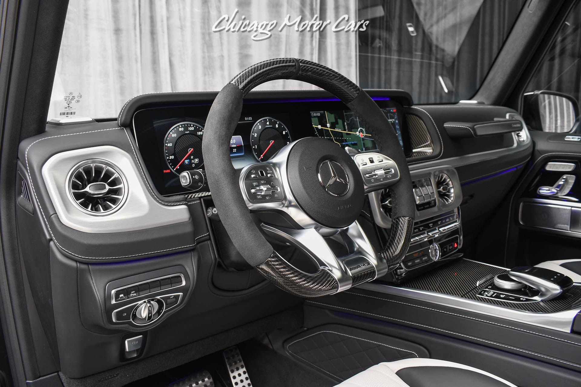 Used-2021-Mercedes-Benz-G63-AMG-G-Manufaktur-Olive-Metallic-Interior-Package-PLUS-Carbon-Fiber