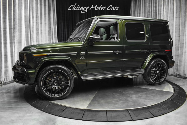 Used 2021 Mercedes-Benz G63 AMG G Manufaktur Olive Metallic! Interior Package PLUS! Carbon Fiber! for sale Sold at Chicago Motor Cars in West Chicago IL 60185 1