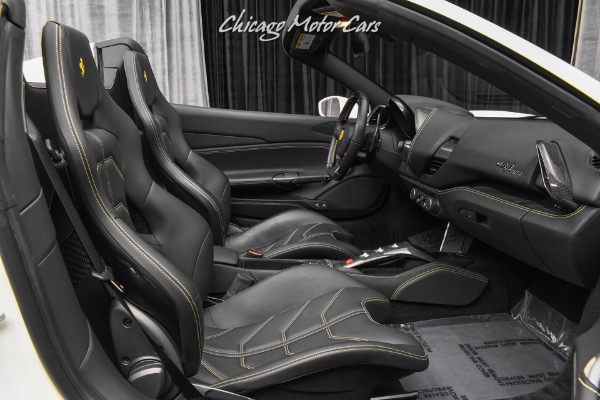 Used-2019-Ferrari-488-Spider-Carbon-Fiber-Race-Seats-Carbon-Fiber-Racing-Package-LOADED