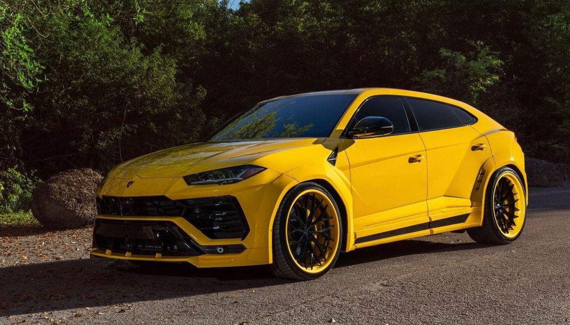 Used 2021 Lamborghini Urus SUV Novitec Esteso Wide Body ANRKY Wheels IPE Exhaust DME Tuning! for sale Sold at Chicago Motor Cars in West Chicago IL 60185 1