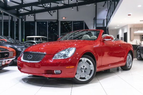 Used 2002 Lexus SC430 Convertible NAV! HEATED SEATS! REAR SPOILER! ONLY 25K MILES! for sale Sold at Chicago Motor Cars in West Chicago IL 60185 2