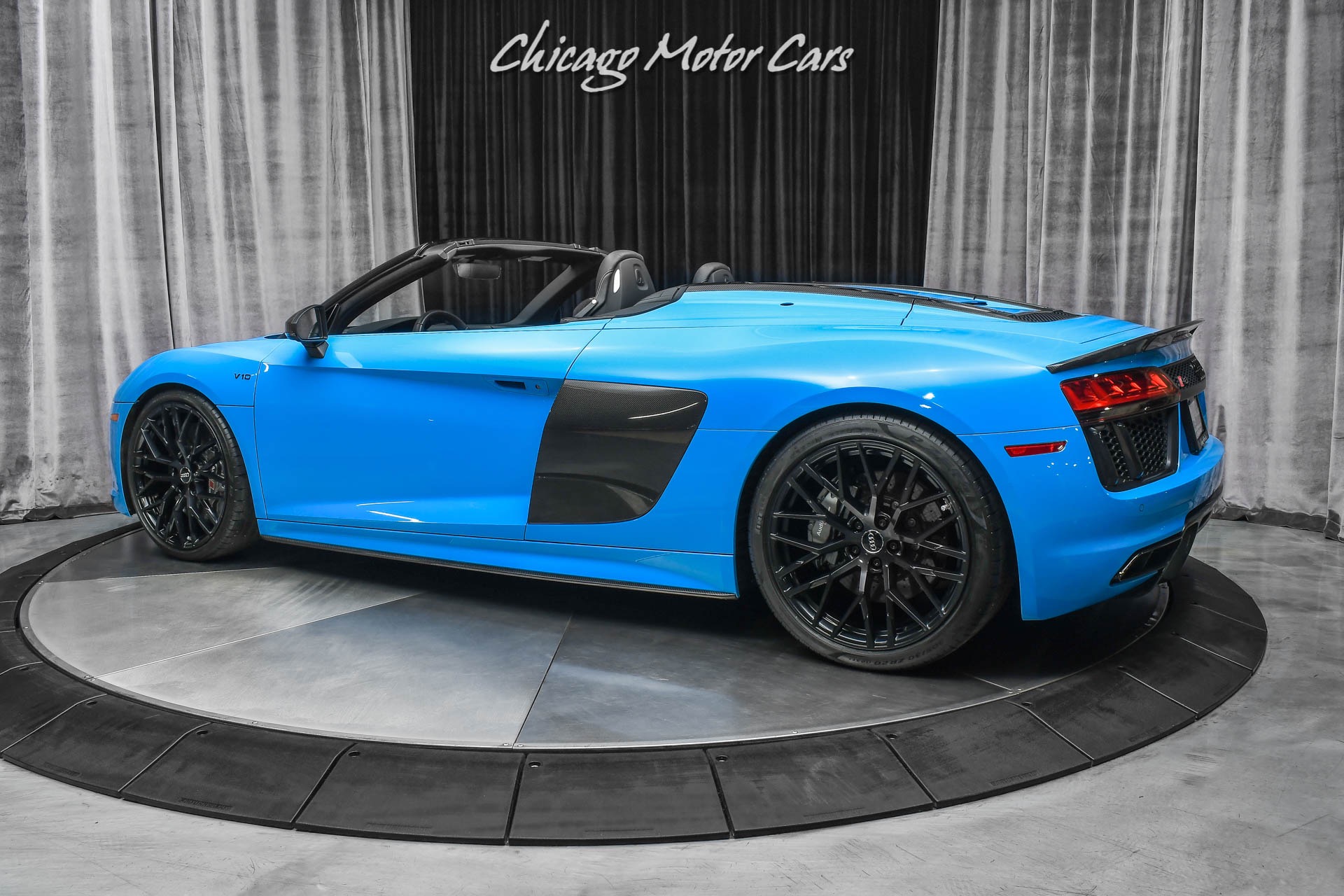 Used-2018-Audi-R8-52-quattro-V10-Plus-Spyder-RARE-Riviera-Blue-Audi-Sport-Pack-Full-PPF