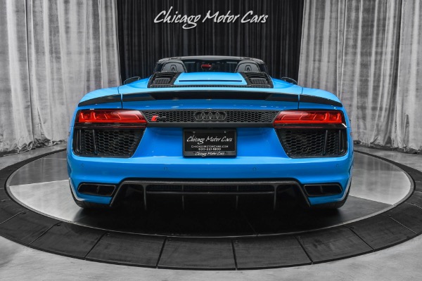 Used 2018 Audi R8 5.2 quattro V10 Plus Spyder RARE Riviera Blue! Audi Sport Pack! Full PPF for sale Sold at Chicago Motor Cars in West Chicago IL 60185 4