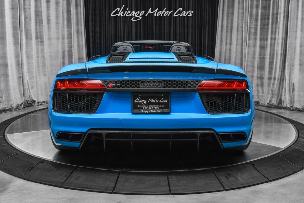 Used-2018-Audi-R8-52-quattro-V10-Plus-Spyder-RARE-Riviera-Blue-Audi-Sport-Pack-Full-PPF