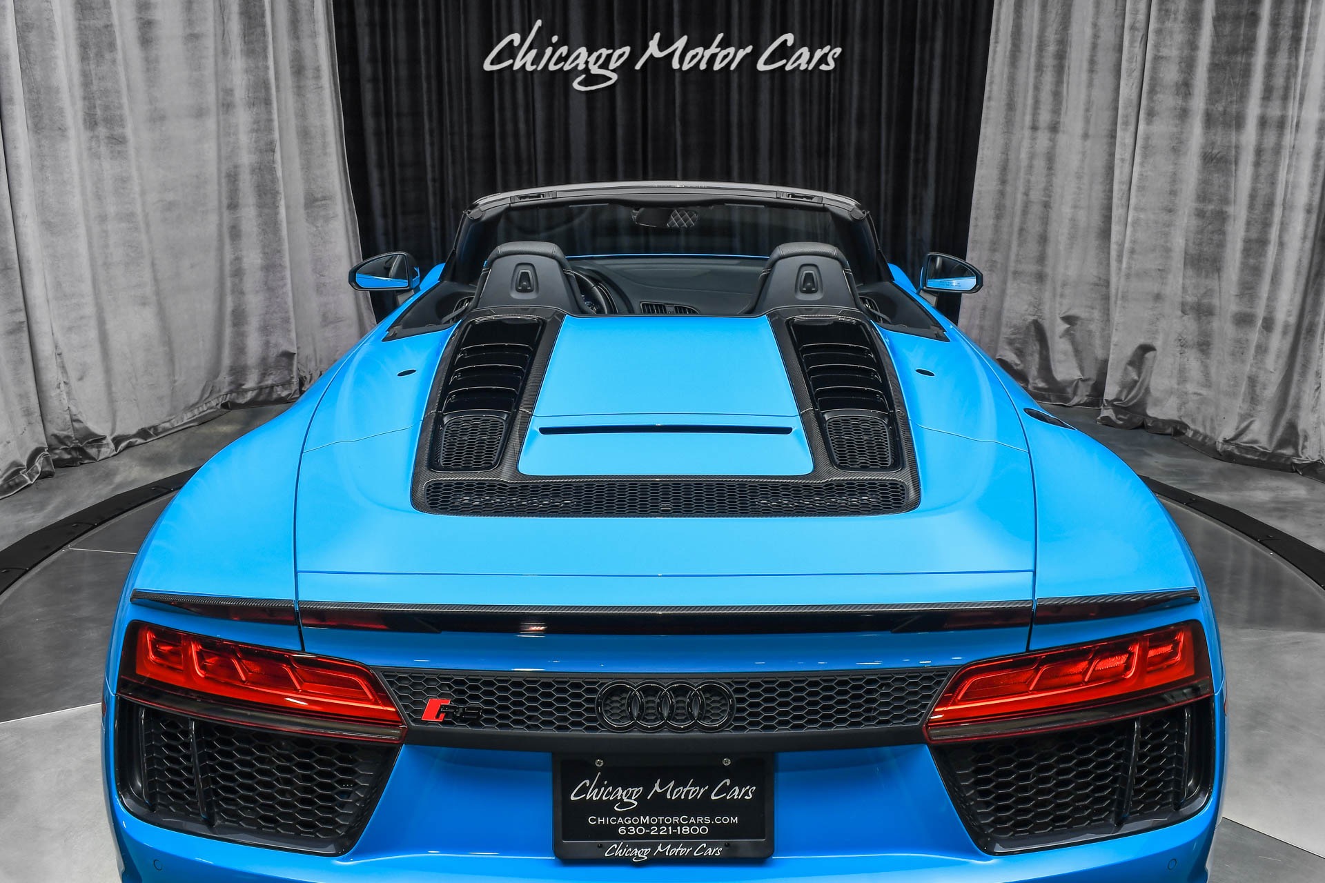 Used-2018-Audi-R8-52-quattro-V10-Plus-Spyder-RARE-Riviera-Blue-Audi-Sport-Pack-Full-PPF