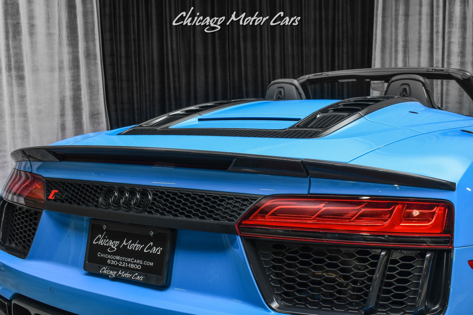 Used-2018-Audi-R8-52-quattro-V10-Plus-Spyder-RARE-Riviera-Blue-Audi-Sport-Pack-Full-PPF