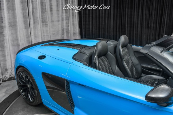 Used-2018-Audi-R8-52-quattro-V10-Plus-Spyder-RARE-Riviera-Blue-Audi-Sport-Pack-Full-PPF