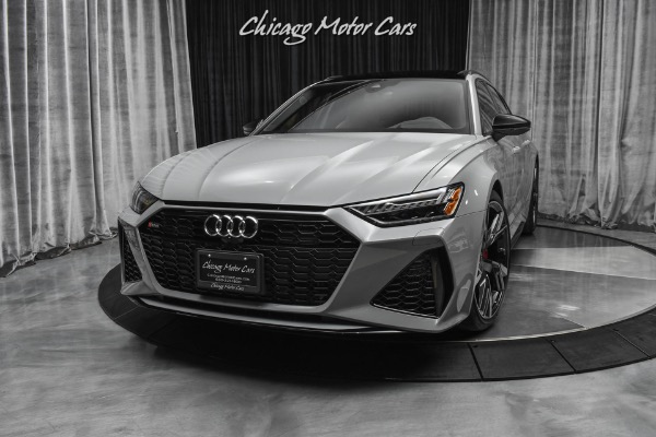 Used 2021 Audi RS6 4.0T quattro Avant RARE Nardo Grey! Night Vision! 122 Miles! for sale Sold at Chicago Motor Cars in West Chicago IL 60185 2