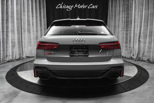 Used-2021-Audi-RS6-40T-quattro-Avant-RARE-Nardo-Grey-Night-Vision-122-Miles