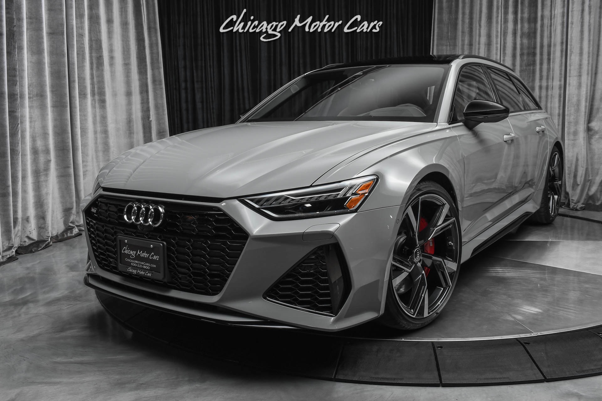 Used-2021-Audi-RS6-40T-quattro-Avant-RARE-Nardo-Grey-Night-Vision-122-Miles