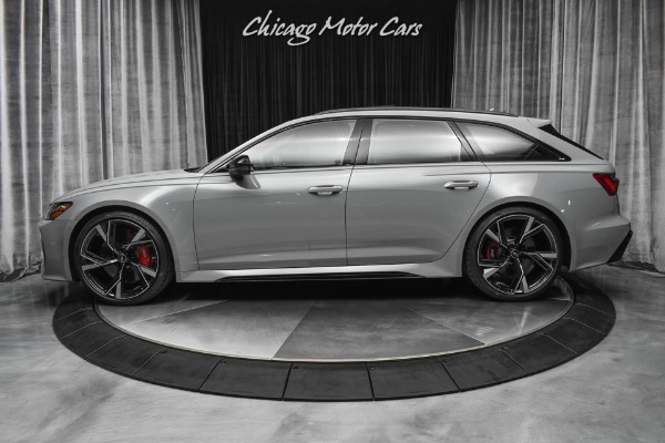 Used-2021-Audi-RS6-40T-quattro-Avant-RARE-Nardo-Grey-Night-Vision-122-Miles