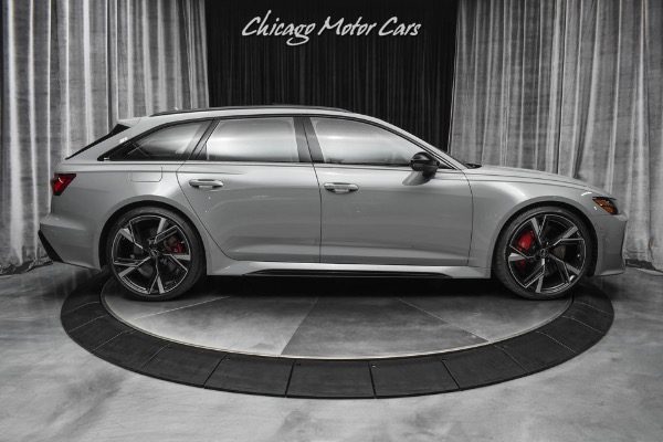 Used-2021-Audi-RS6-40T-quattro-Avant-RARE-Nardo-Grey-Night-Vision-122-Miles