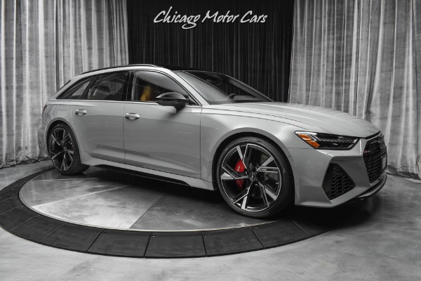 Used-2021-Audi-RS6-40T-quattro-Avant-RARE-Nardo-Grey-Night-Vision-122-Miles