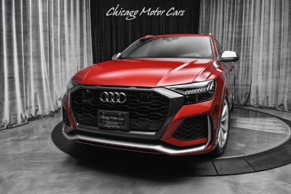 Used 2021 Audi RSQ8 4.0T quattro RS Design Package! RARE Matador Red! Only 349 Miles! for sale Sold at Chicago Motor Cars in West Chicago IL 60185 2