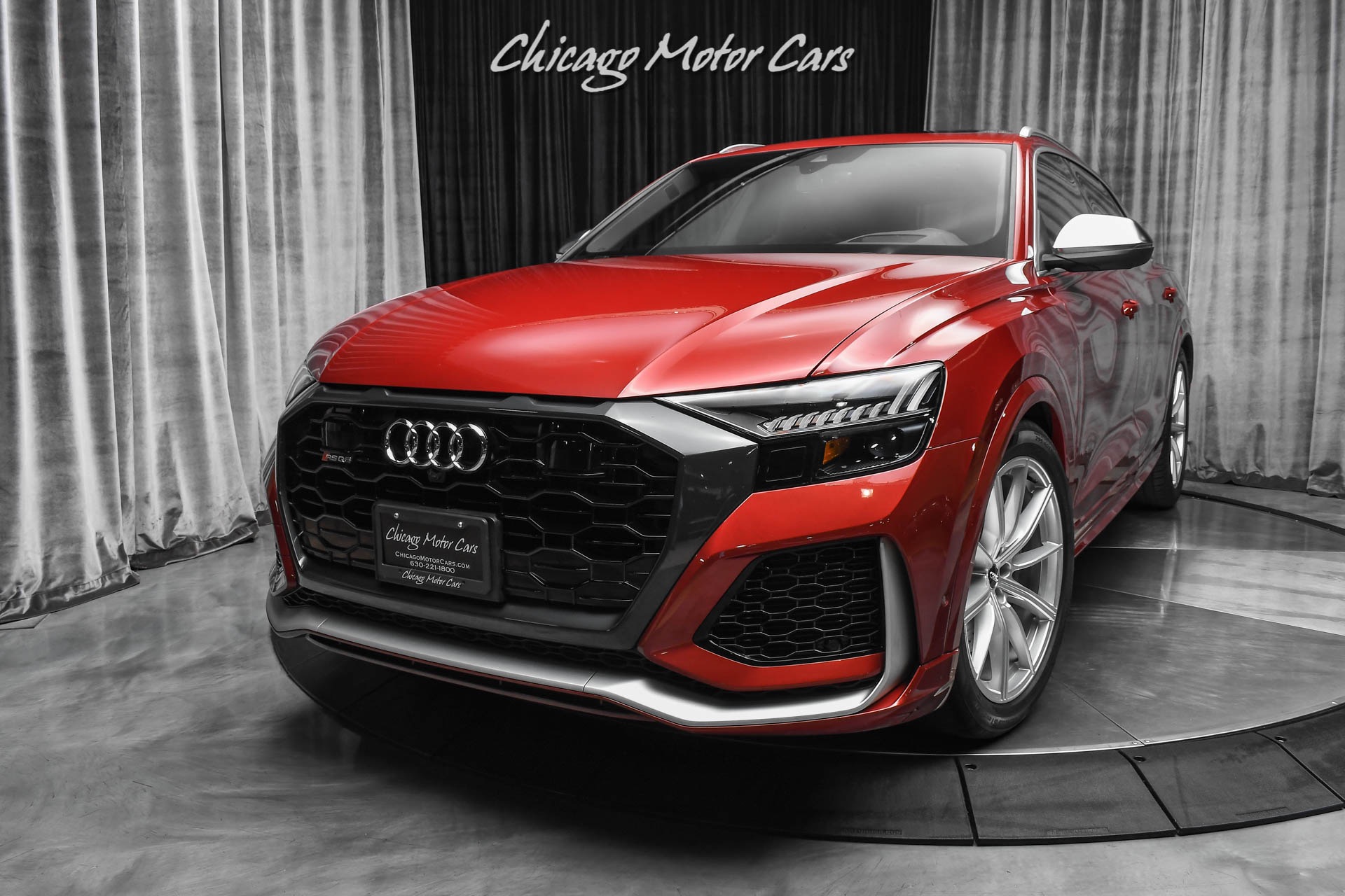 Used-2021-Audi-RSQ8-40T-quattro-RS-Design-Package-RARE-Matador-Red-Only-349-Miles