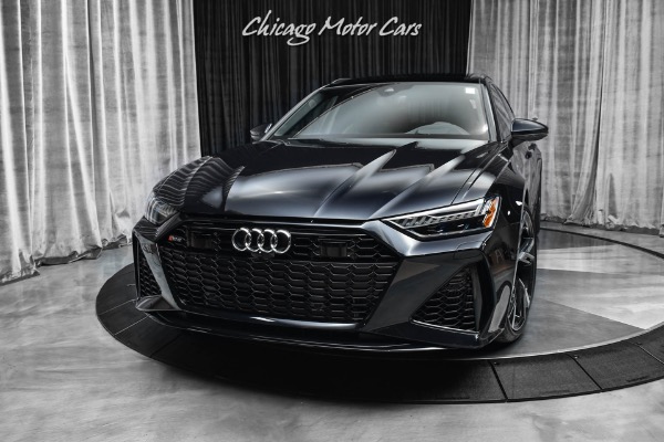 Used 2021 Audi RS6 4.0T quattro Avant BLACK OPTIC PKG! FULL LEATHER PKG! ONLY 30 MILES! for sale Sold at Chicago Motor Cars in West Chicago IL 60185 2