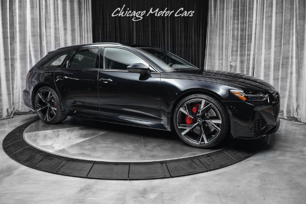 Used 2021 Audi RS6 4.0T quattro Avant BLACK OPTIC PKG! FULL LEATHER PKG! ONLY 30 MILES! for sale Sold at Chicago Motor Cars in West Chicago IL 60185 6