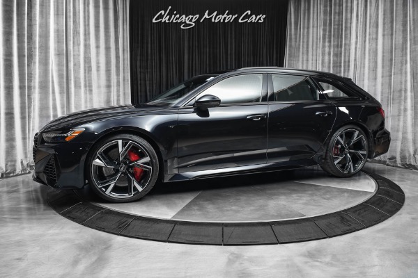 Used 2021 Audi RS6 4.0T quattro Avant BLACK OPTIC PKG! FULL LEATHER PKG! ONLY 30 MILES! for sale Sold at Chicago Motor Cars in West Chicago IL 60185 1