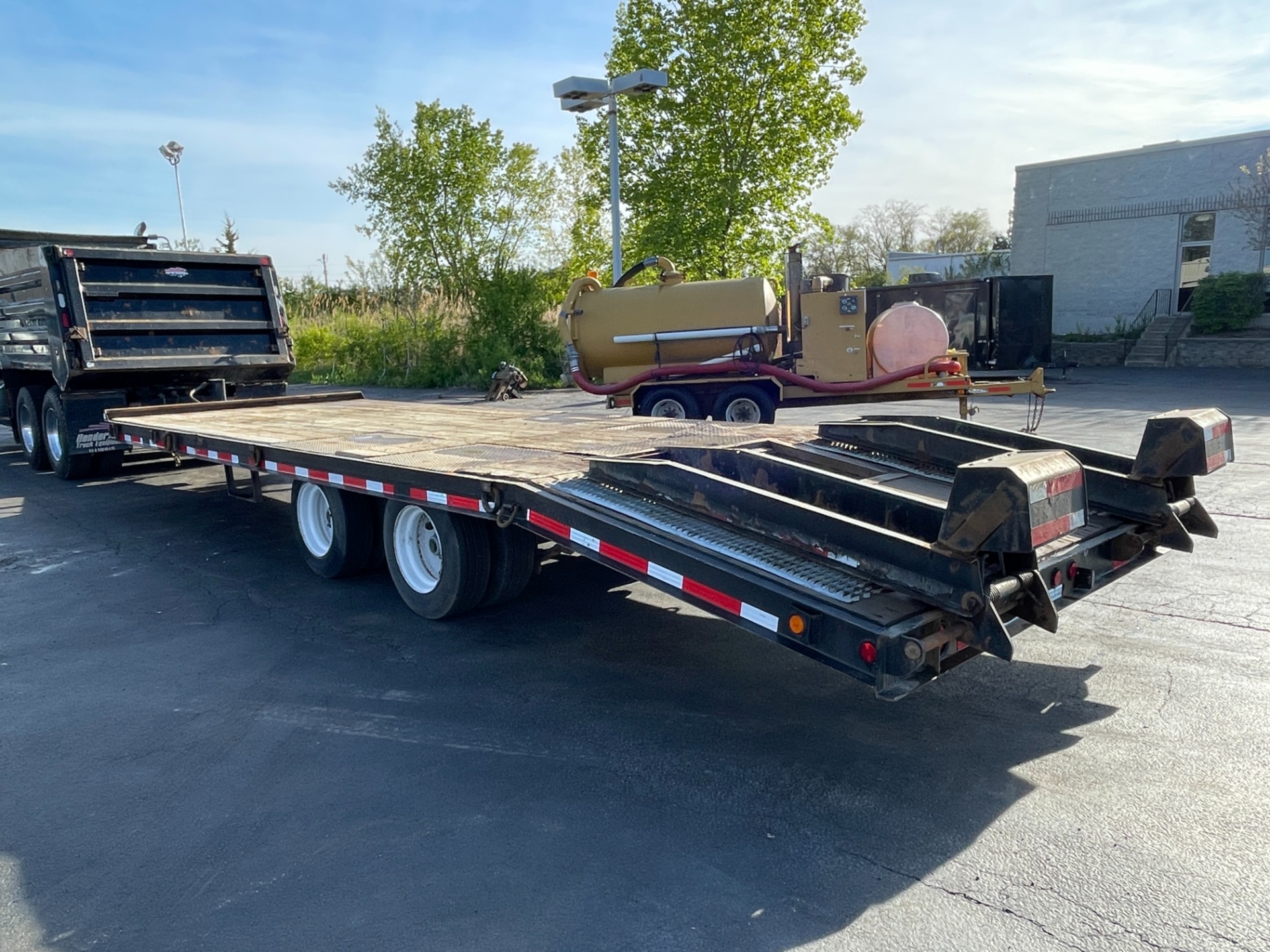 Used-2007-Trail-King-TK40LP-2700-Equipment-Trailer